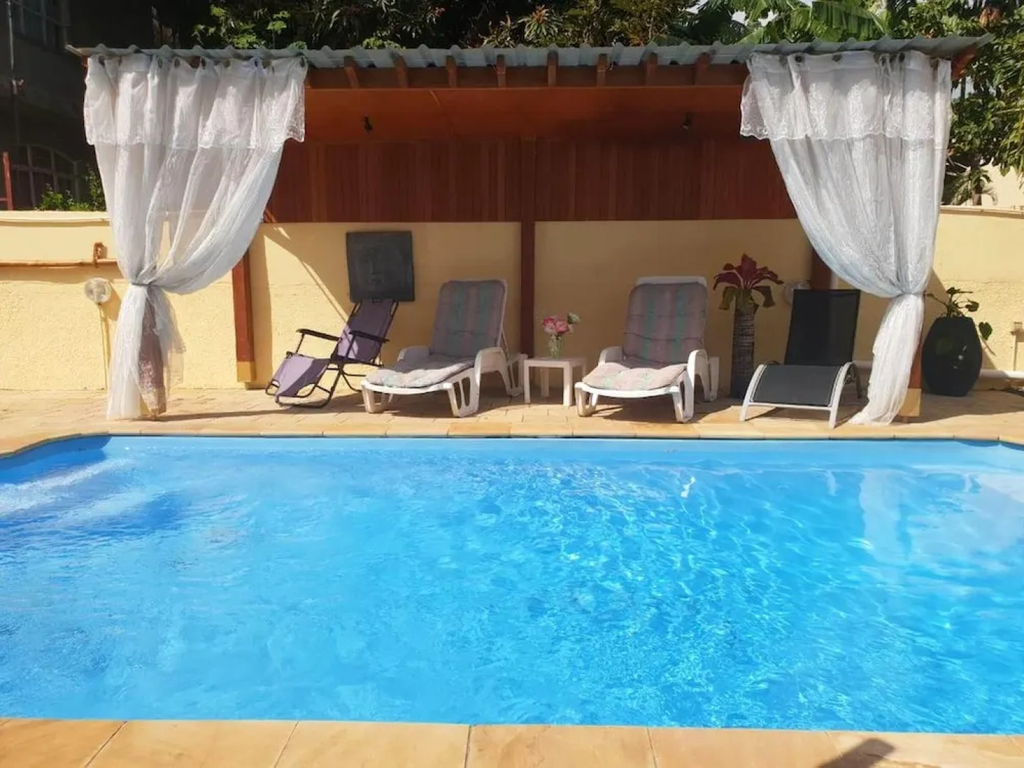 Villa with 3 Bedrooms in Pointe Aux Piments, with Wonderful Mountain View, Private Pool, Furnished Terrace