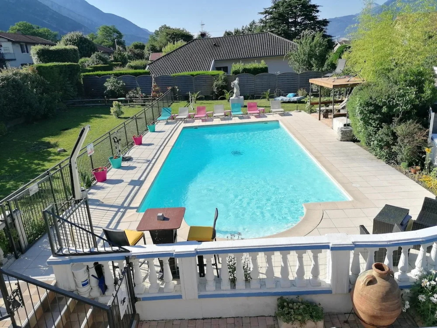 House With 2 Bedrooms in Voreppe, With Wonderful Mountain View, Pool A