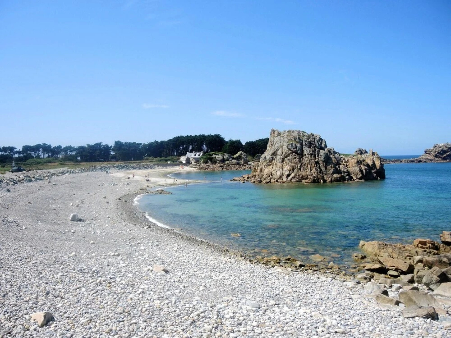 House With 4 Bedrooms in Plougrescant, With Wonderful sea View, Enclos