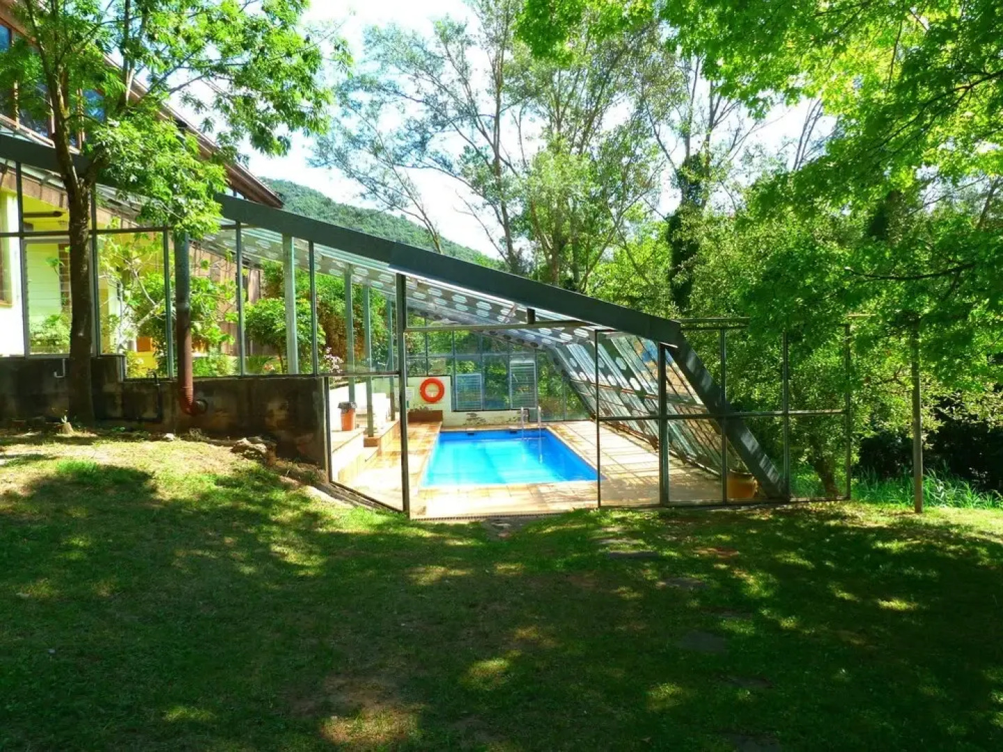 Quaint Holiday Home in Riudaura With Shared Pool