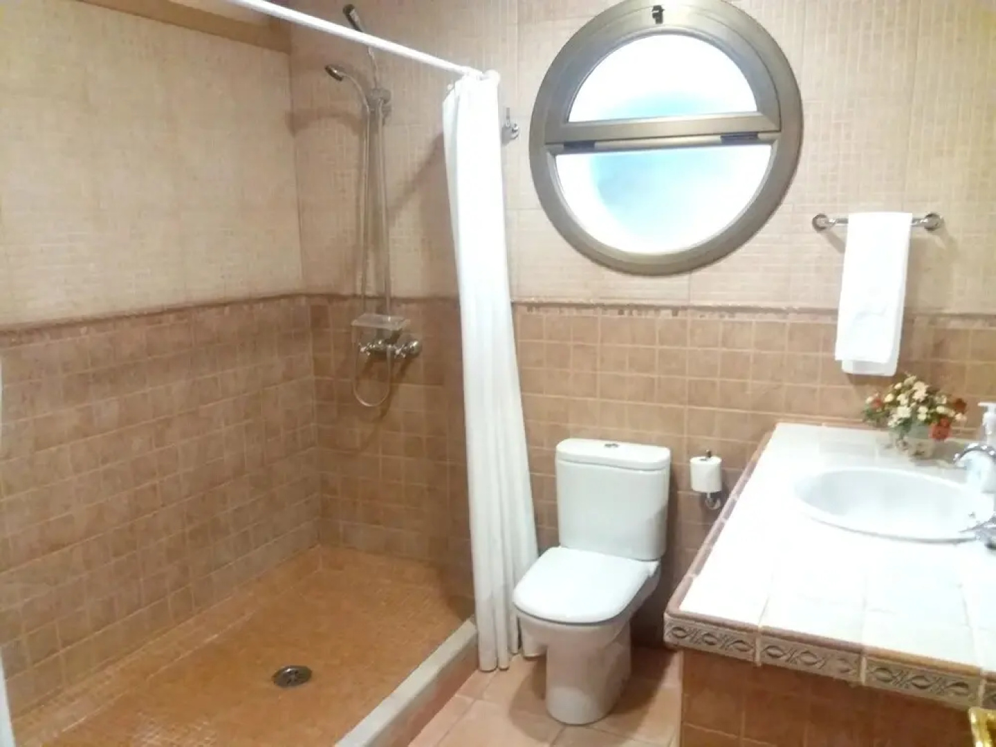 Appealing holiday home in Ogassa with patio