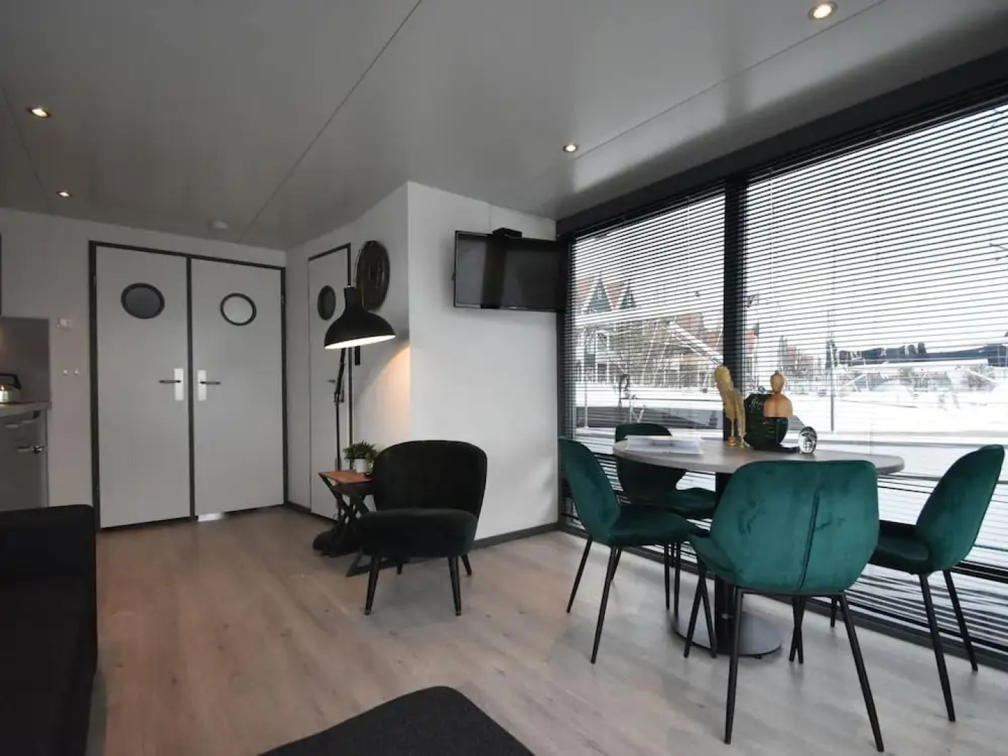 Boat in Volendam Near Marina Museum