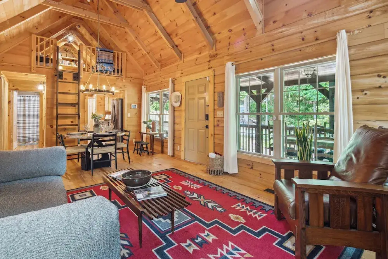 Fire Pit & Bbq: Lake Lure Cabin w/ Outdoor Oasis!