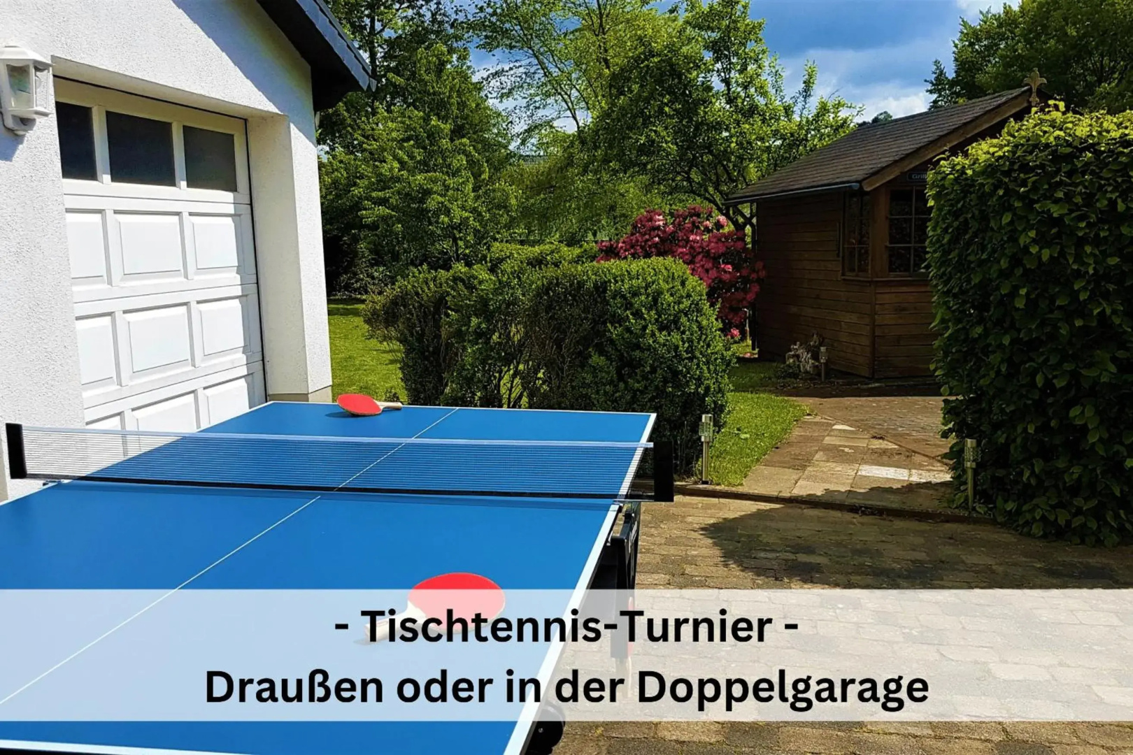 Komplettes Ferienhaus für bis zu 15 Personen mit großem Garten, Sauna-, Grill- und Fitnessbereich