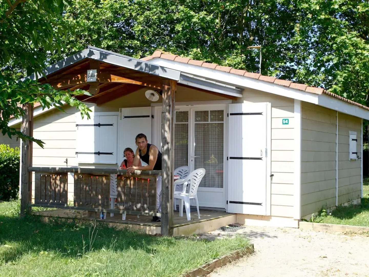Detached Chalet With a Covered Terrace in Green Surroundings