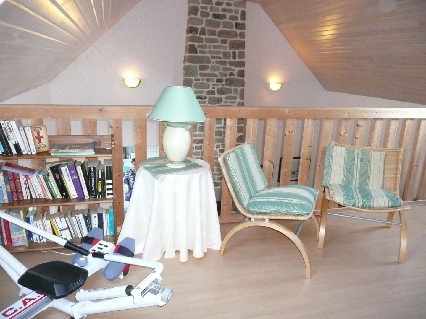 Granite stone house with fireplace, Plouguerneau