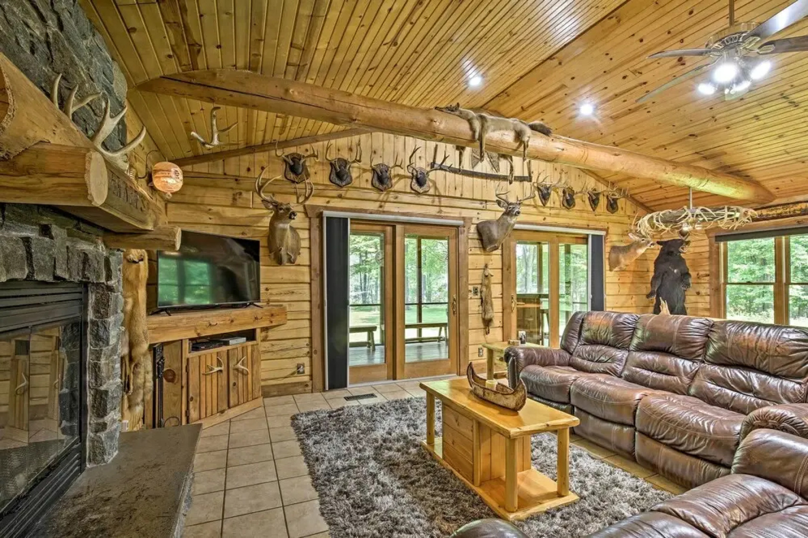 Scenic Cabin on 2 Acres Near Lake Holcombe Marina!