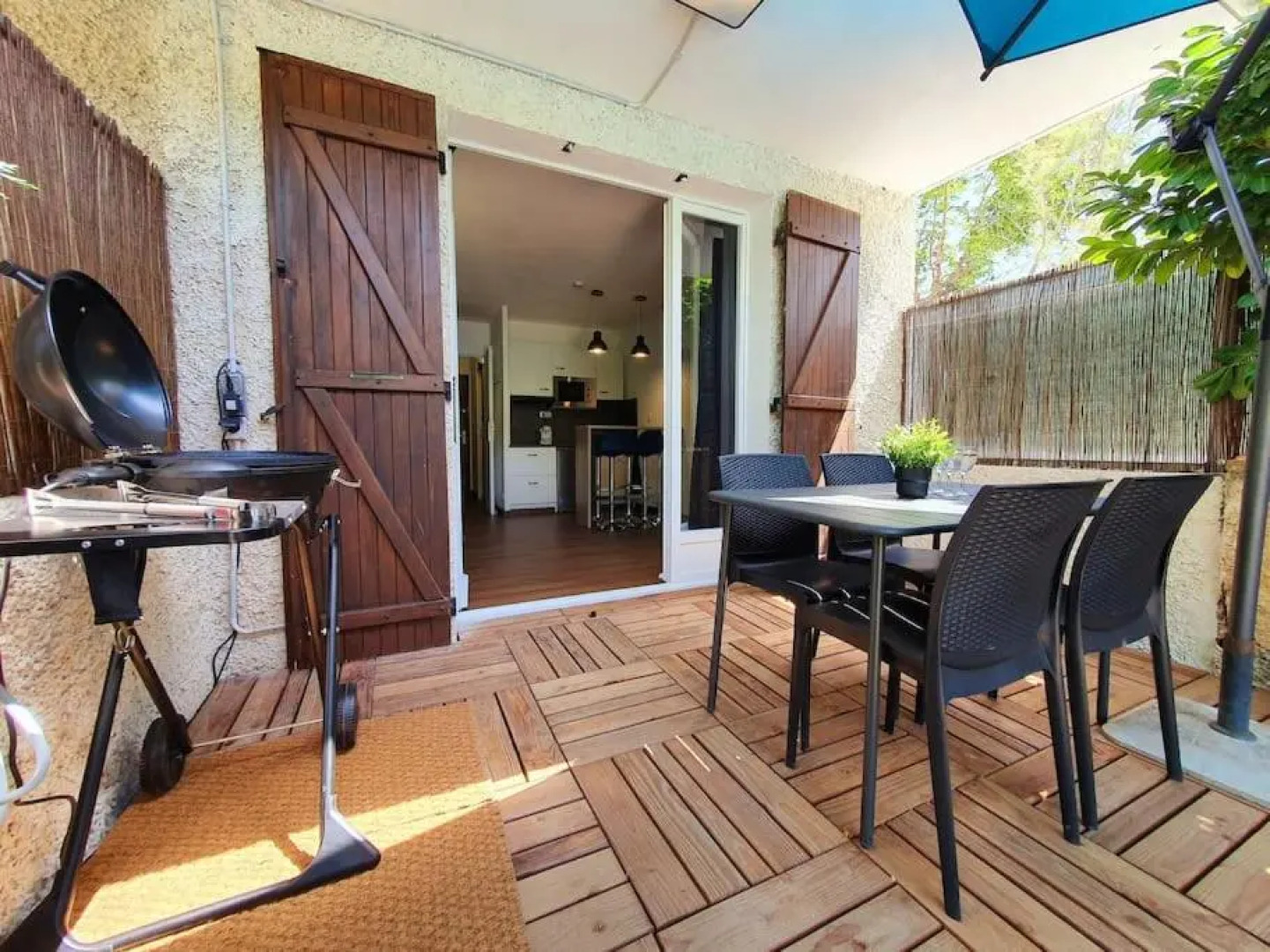 Appart La Madrague avec jardin à 2 pas de la mer