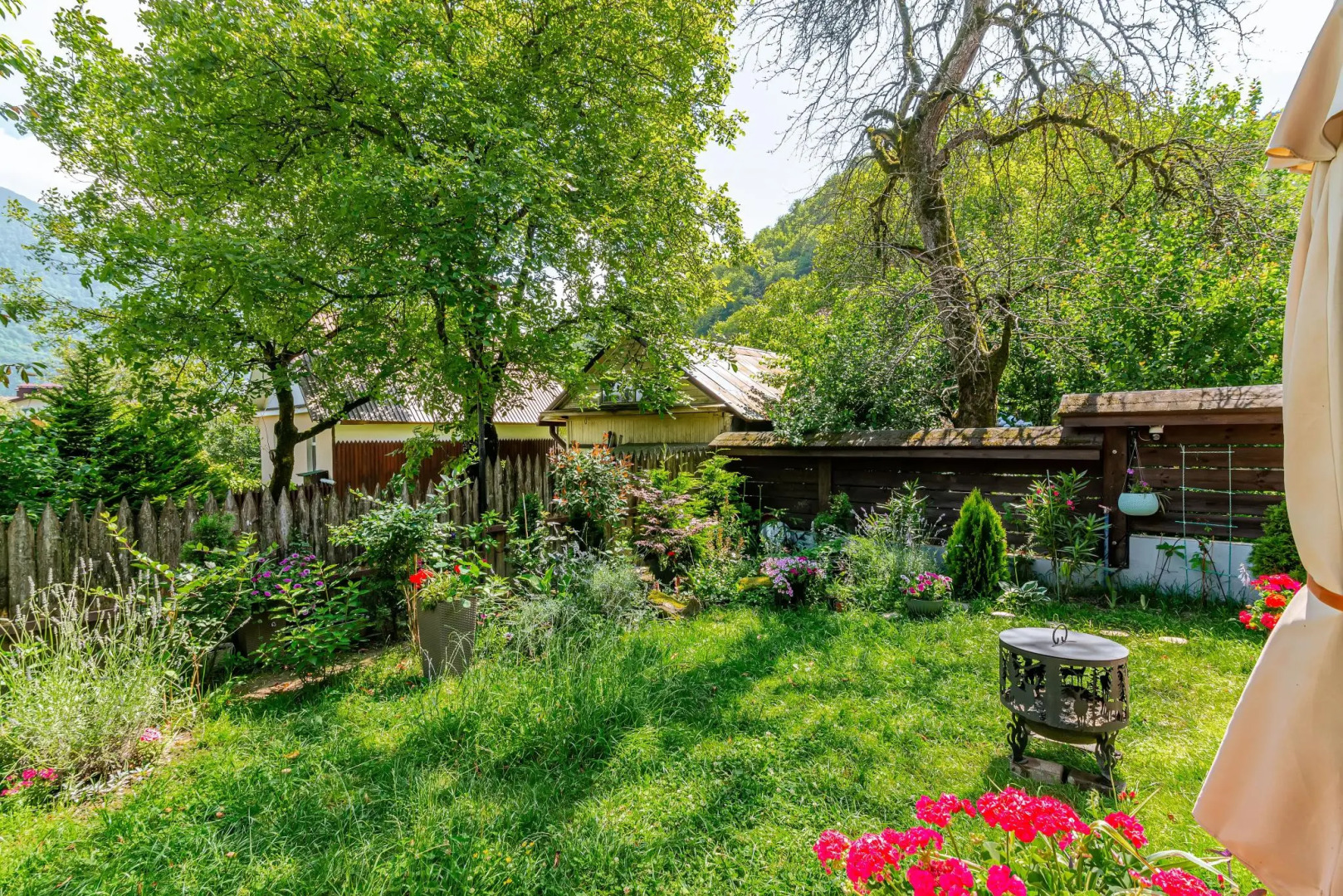 Шале Камин в снегах