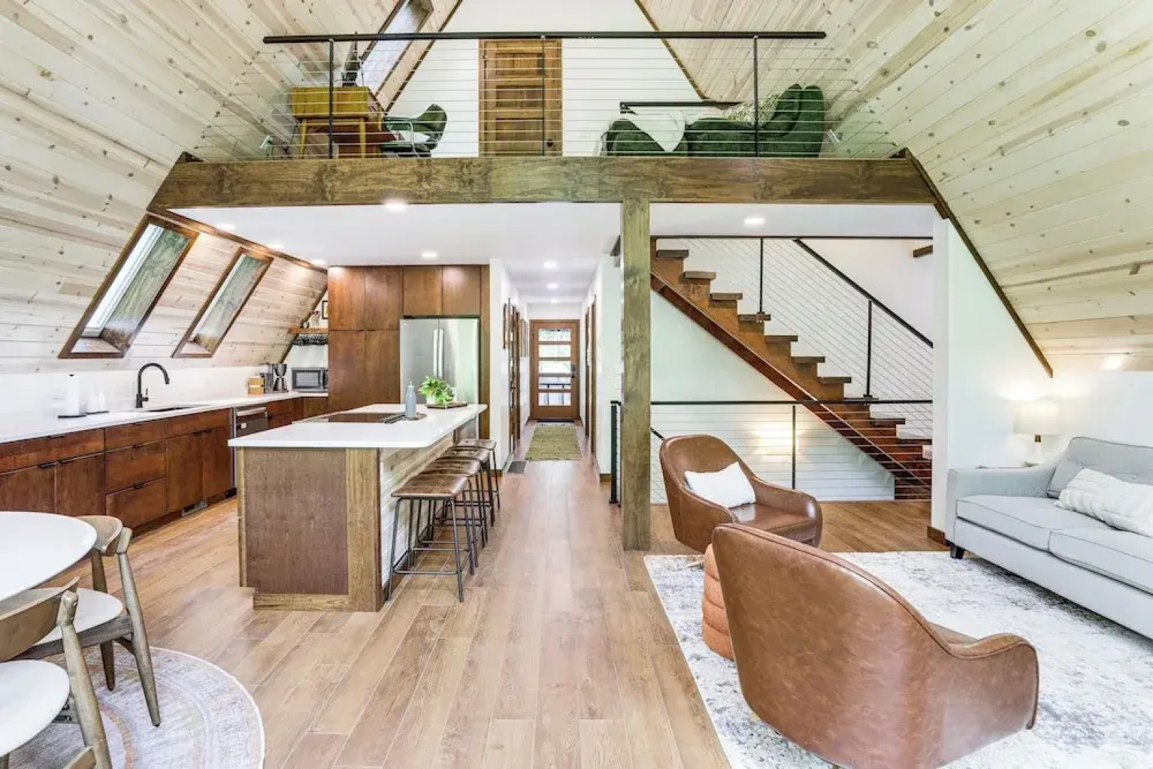 1 Mi to Resort Beach: Alpine Lake A-frame!