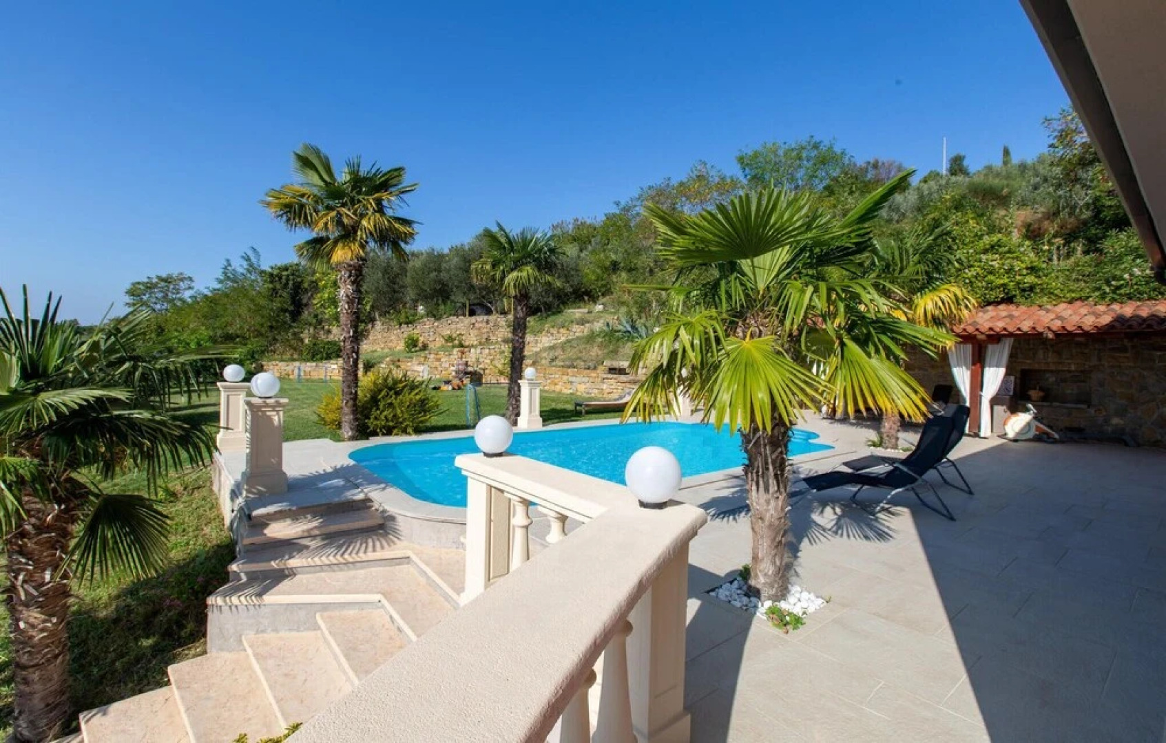 Awesome Home in Ankaran with Outdoor Swimming Pool, Hot Tub & 6 Bedrooms