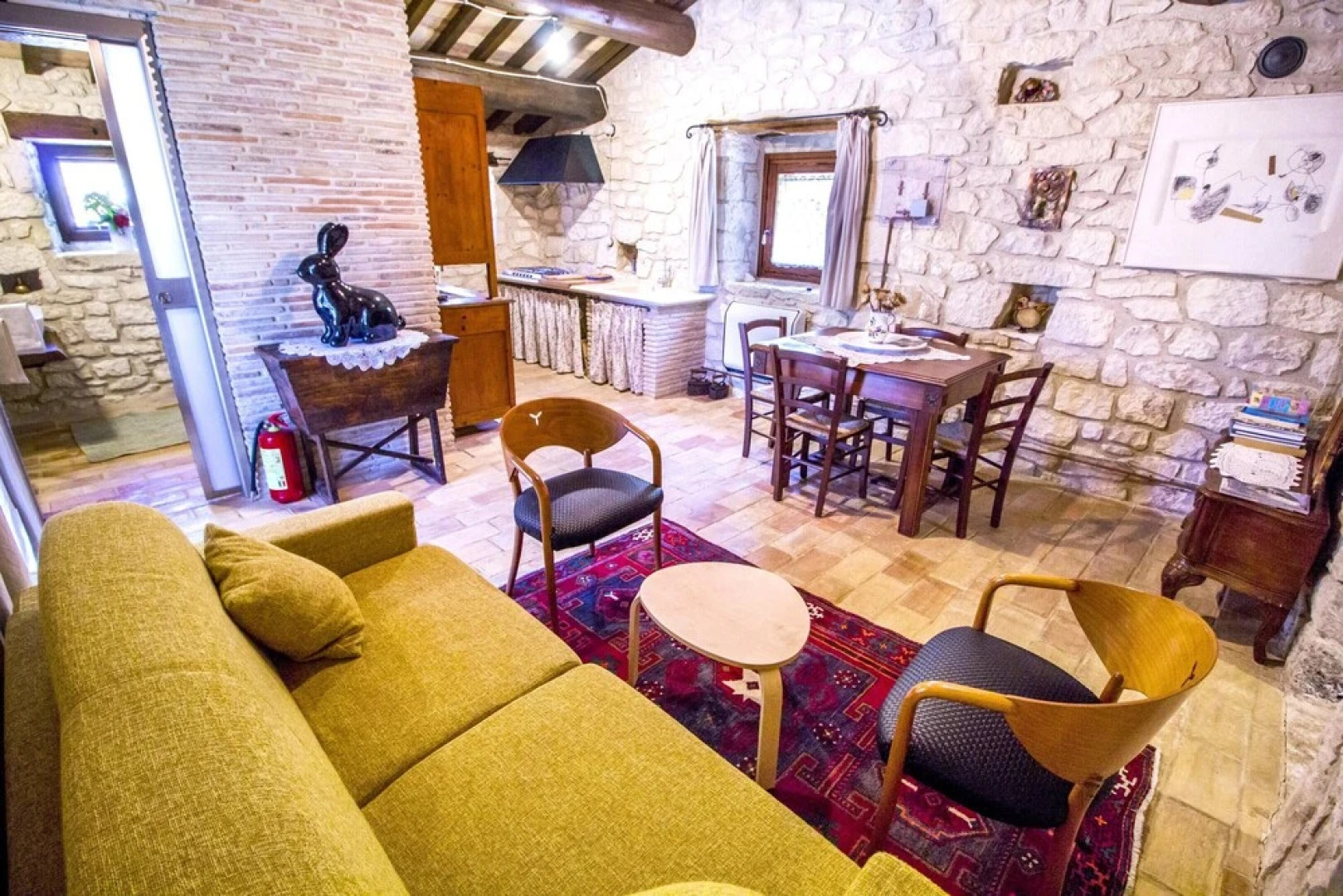 Apartment With one Bedroom in Abbateggio, With Wonderful Mountain View, Enclosed Garden and Wifi - Near the Slopes