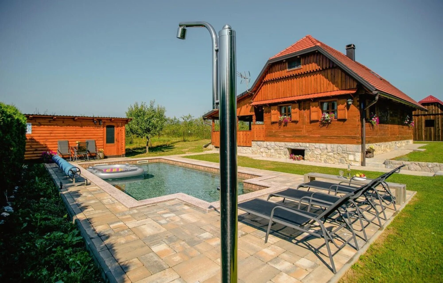 Beautiful Home in Gospic With Sauna, Wifi and Outdoor Swimming Pool