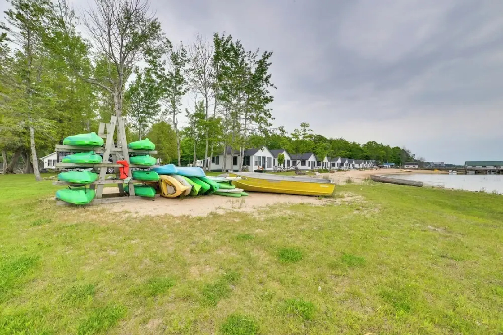 Sandy Beach & Sunset Views: Cedarville Cabin!