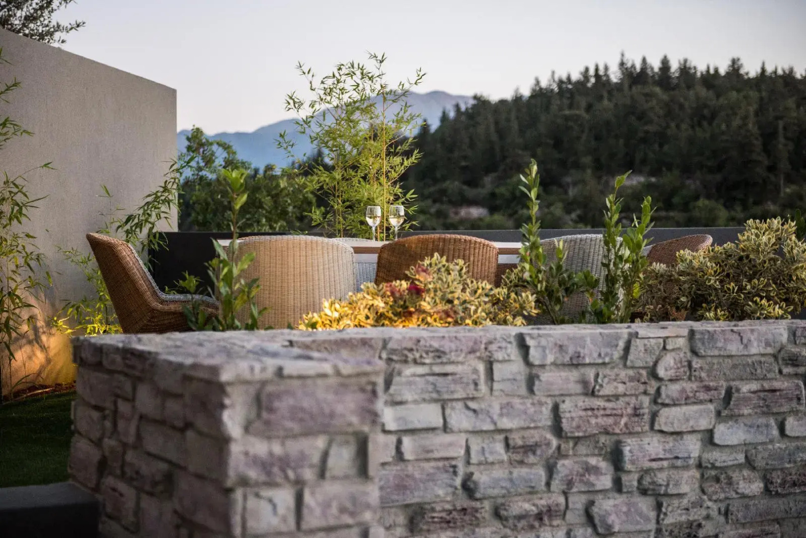 Mountain Views at Luxury Villa Blanche