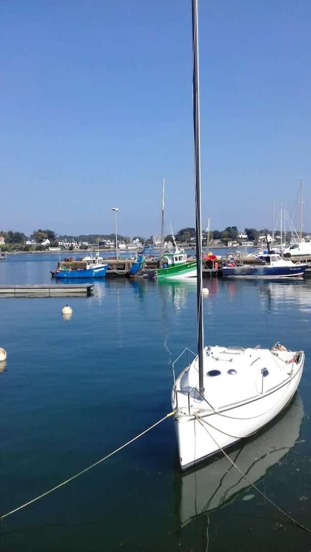 Studio in La Trinité-sur-mer, With Wonderful City View, Furnished Terrace and Wifi - 5 km From the Beach