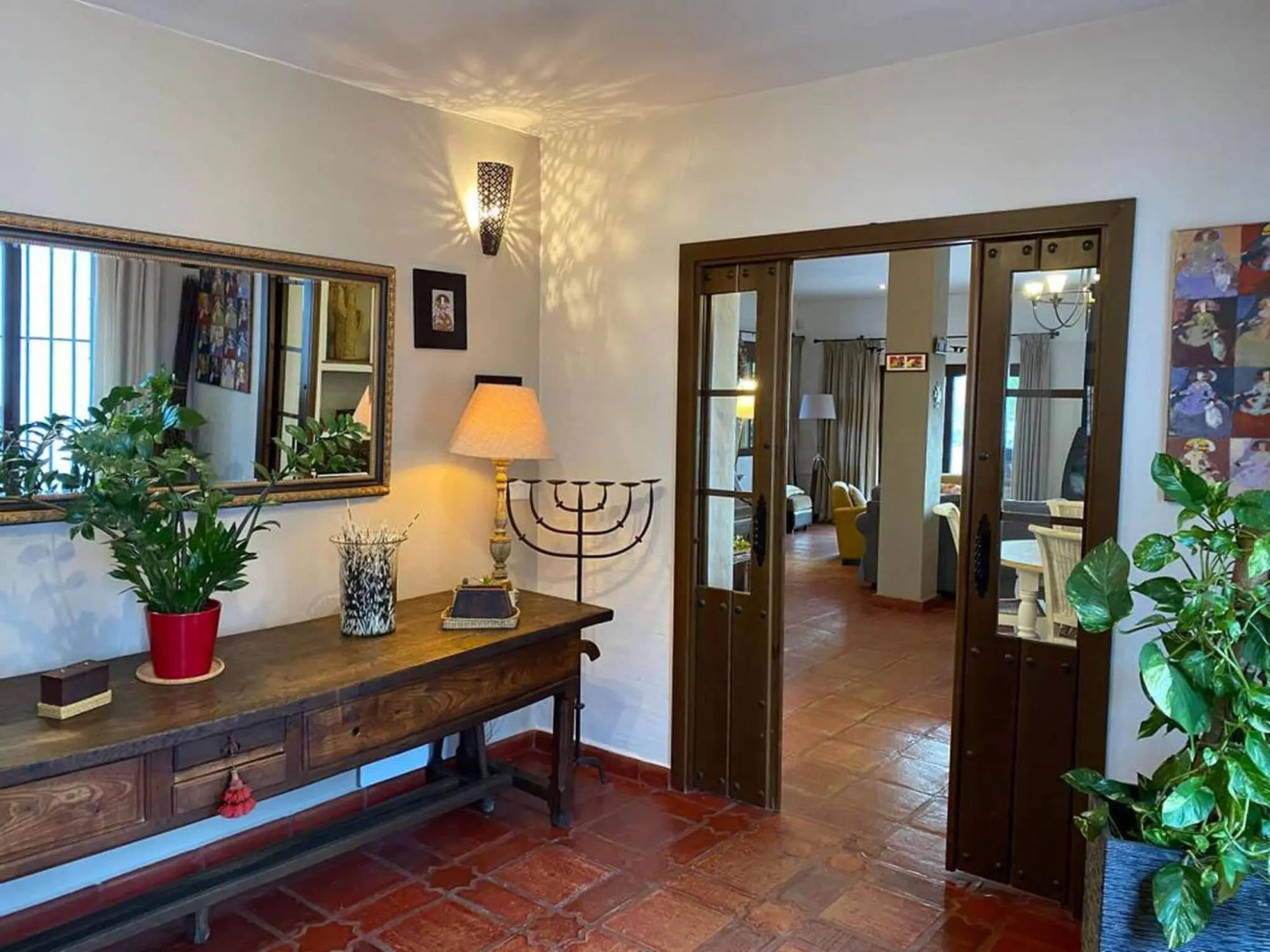 Mountain-view holiday home in Arenas with private pool