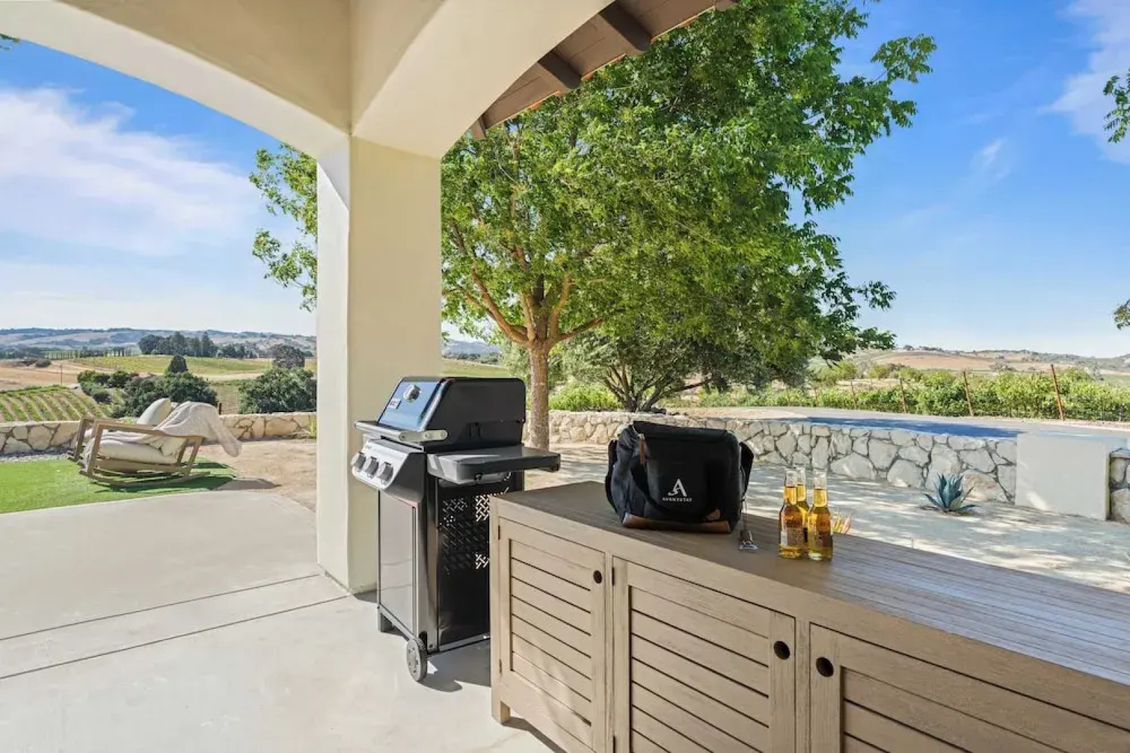 Wine Country Escape w/ Views + Wine Cellar & Gym Caterina Dusi Vineyard by Avantstay