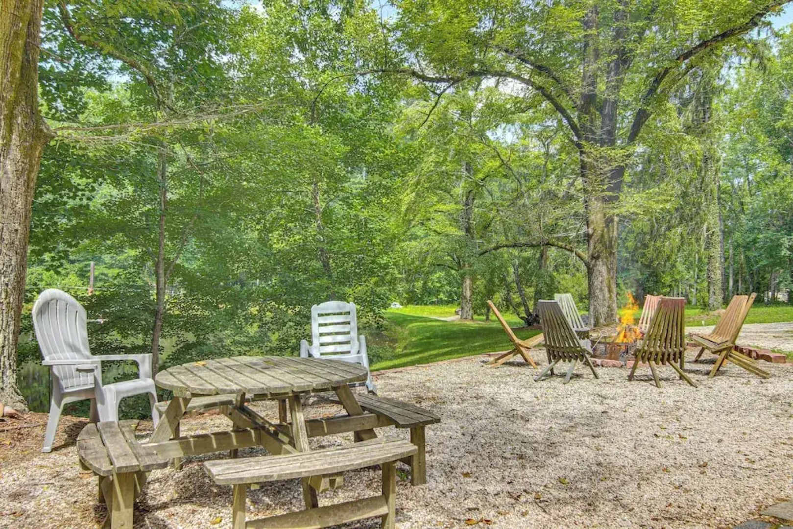 20-acre Cabin w/ Pond: 6 Mi to River Arts District