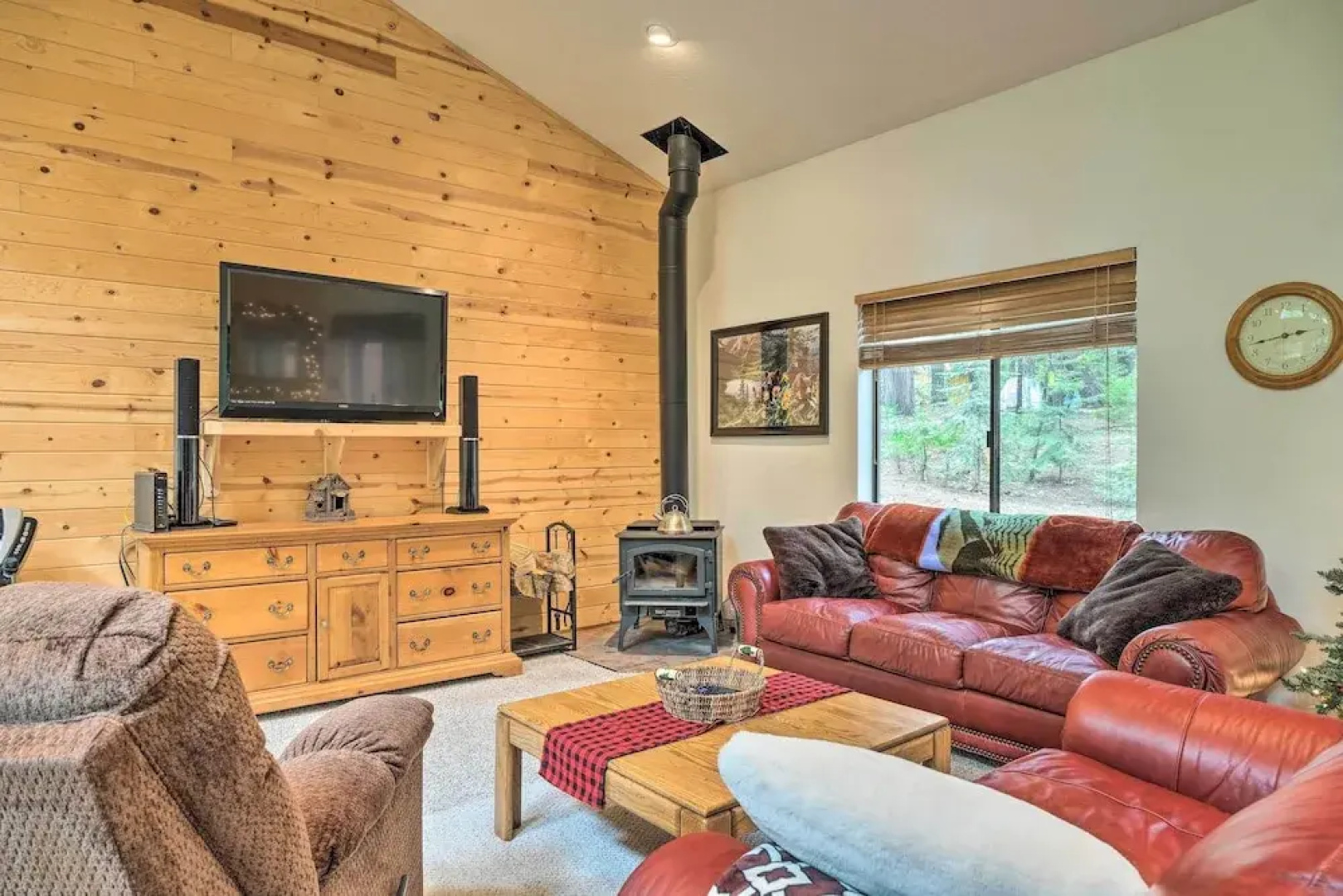 Game Room & Deck: Pet-friendly Camp Connell Cabin