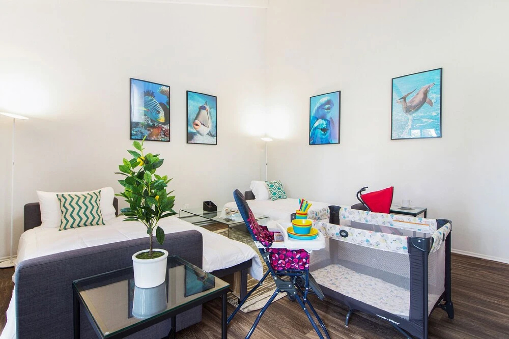 Private Entrance Under The Sea - 2BR/2BATH Next To Ritz Carlton - Walk To Ocean! (MB4)