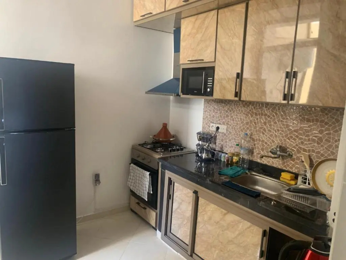 UN mixte de calm de détente cosy appartement vue sur l océan Atlantique