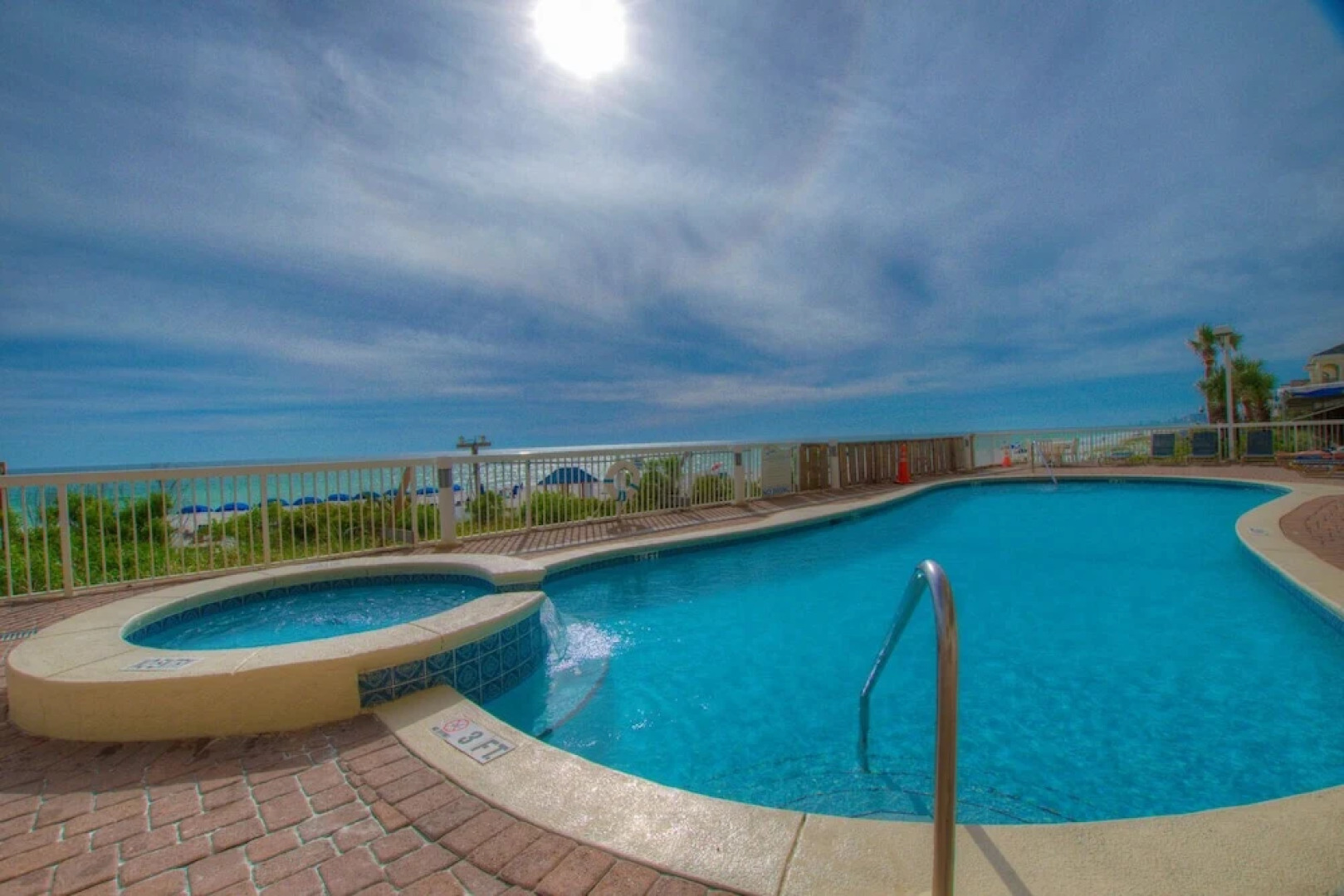 Corner Unit Right on the Sand, 2 Lagoon-style Pools, Spectacular Views