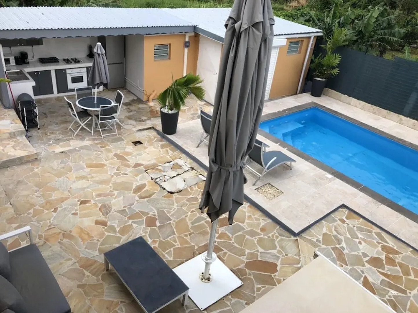 Apartment With 2 Bedrooms in Gourbeyre, With Wonderful Mountain View, Private Pool, Enclosed Garden