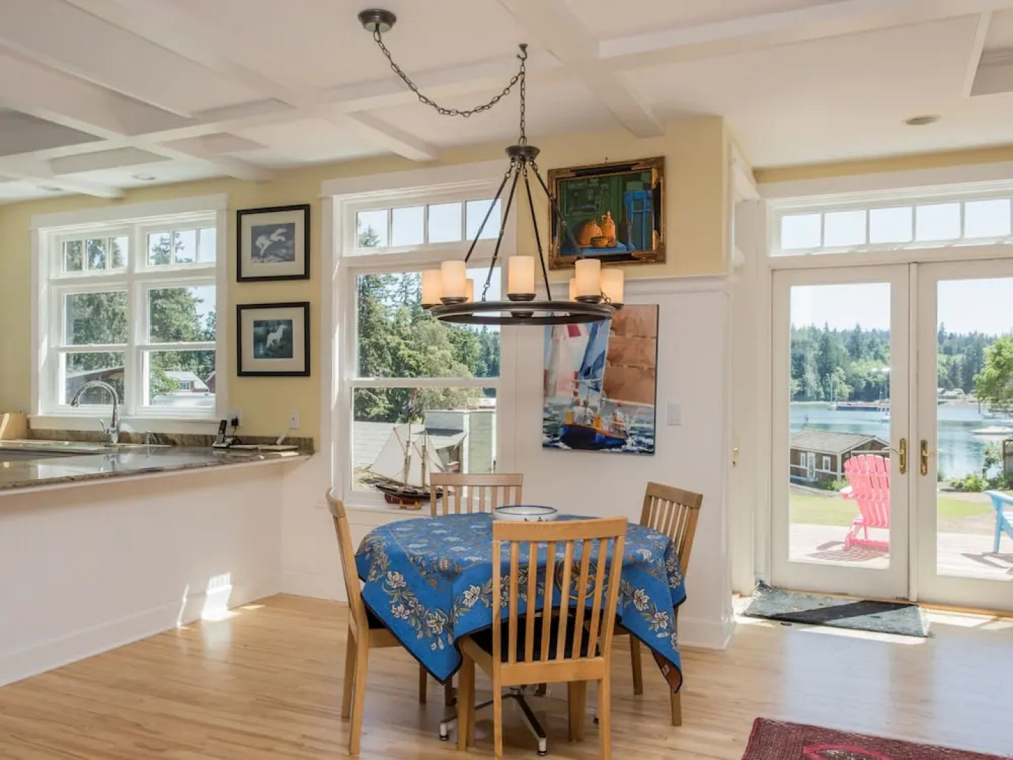 Bainbridge Island Beach and Dock by RedAwning