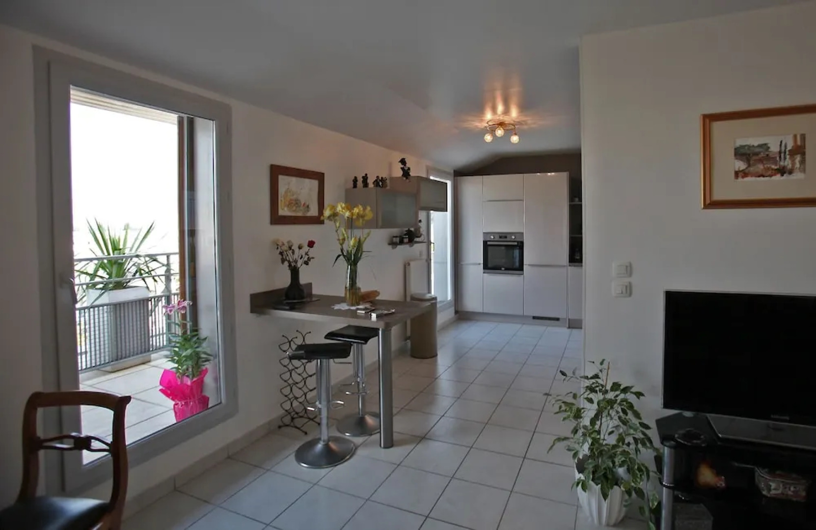 Home on the roof with calm and tranquility