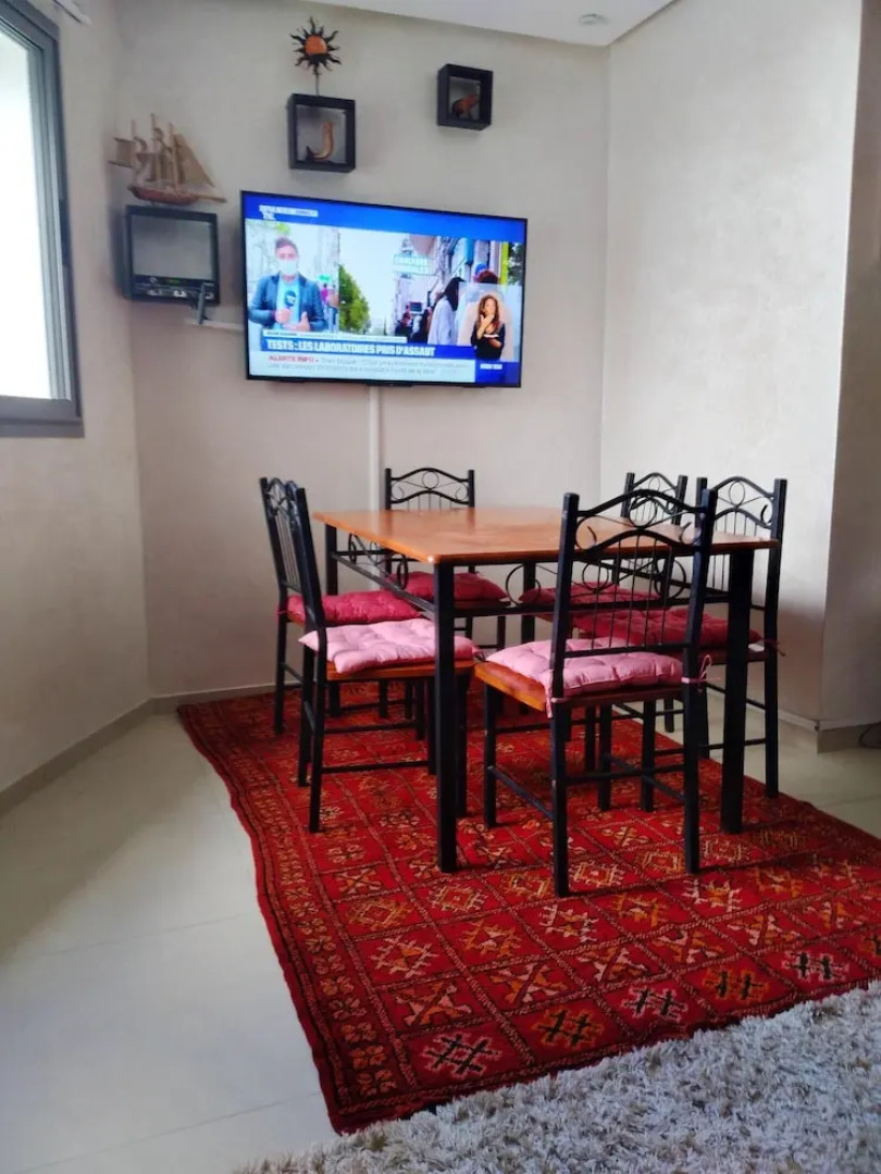 Apartment With one Bedroom in El Mansouria, With Wonderful City View, Shared Pool, Enclosed Garden