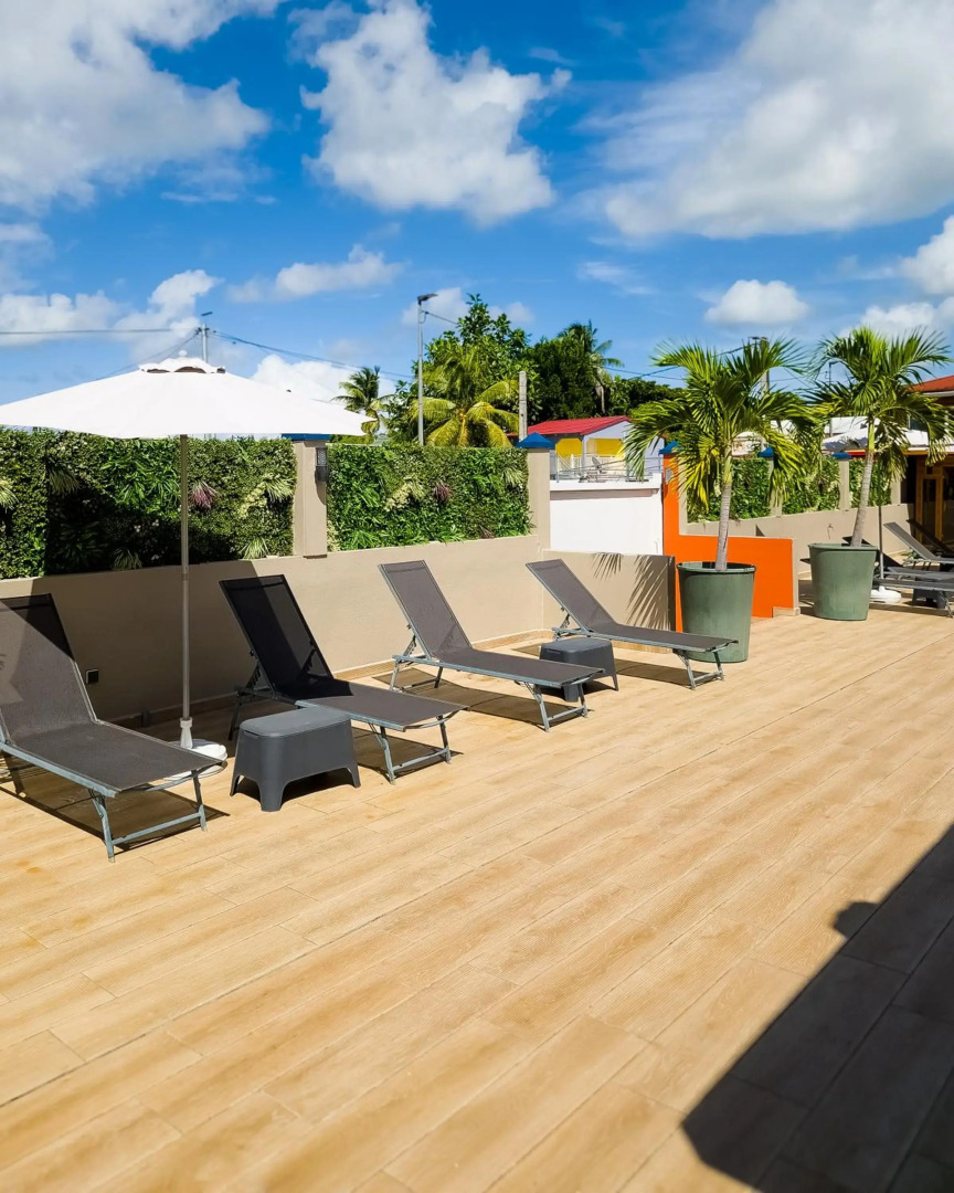 T2 Jacuzzis et piscine au centre ville de Port-Louis