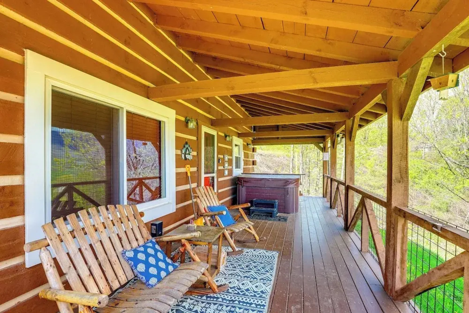 True Log Cabin w/ Game Room, Year-round Views