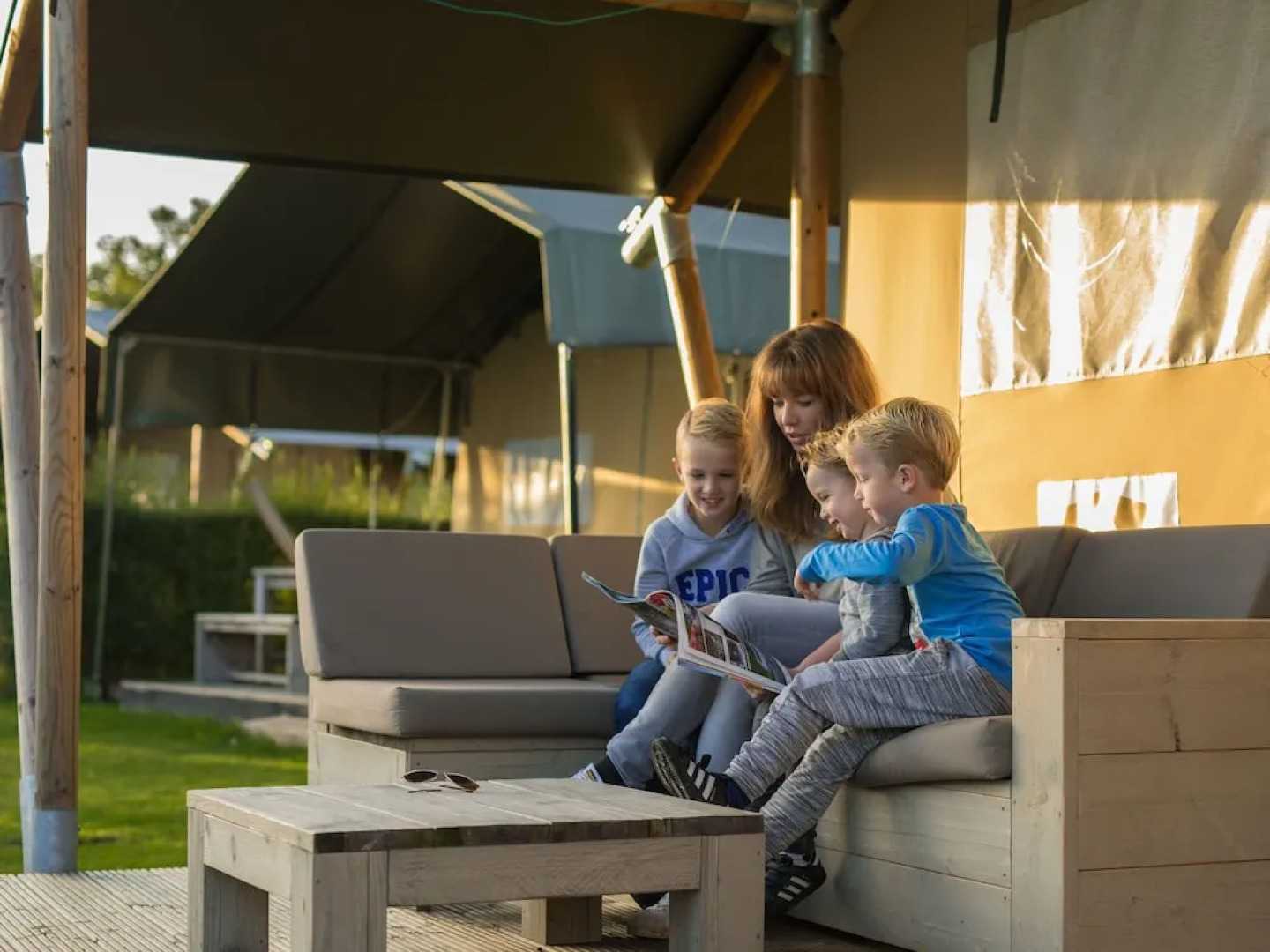 Well Furnished Tent Lodge with Terrace near Veluwe