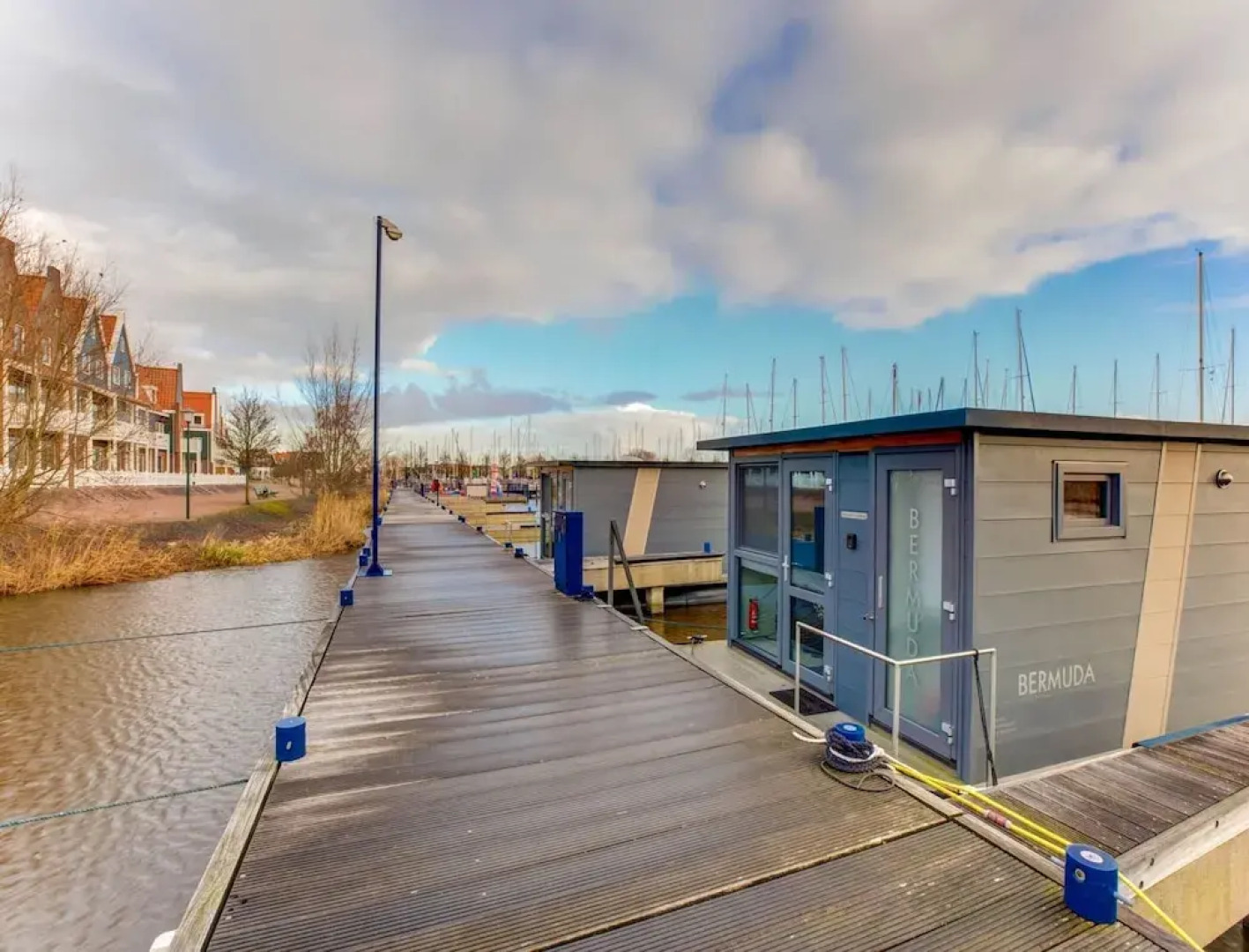 Houseboat in Volendam Near Fort Edam