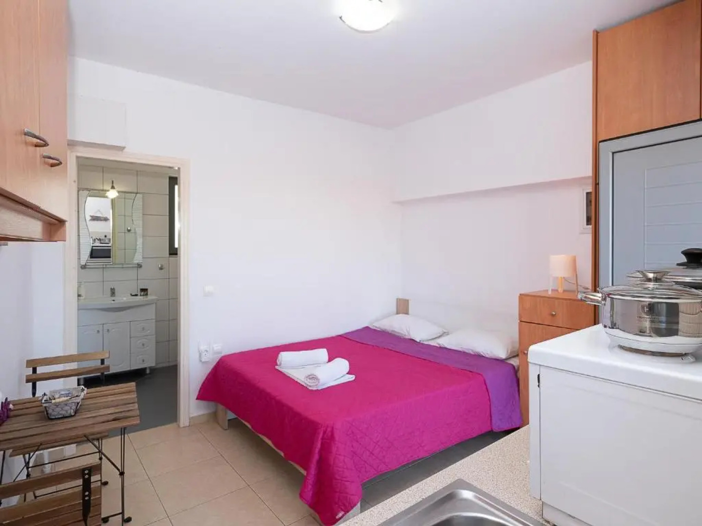 small studio next to the beach