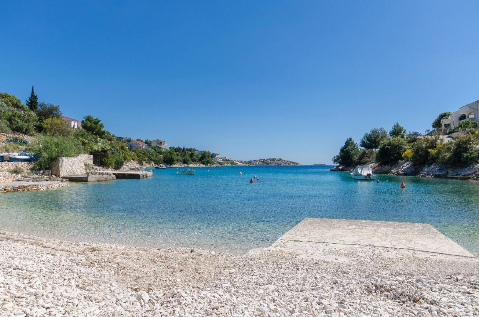 Apartment Bosiljka - by the sea: A2 Sevid, Riviera Trogir