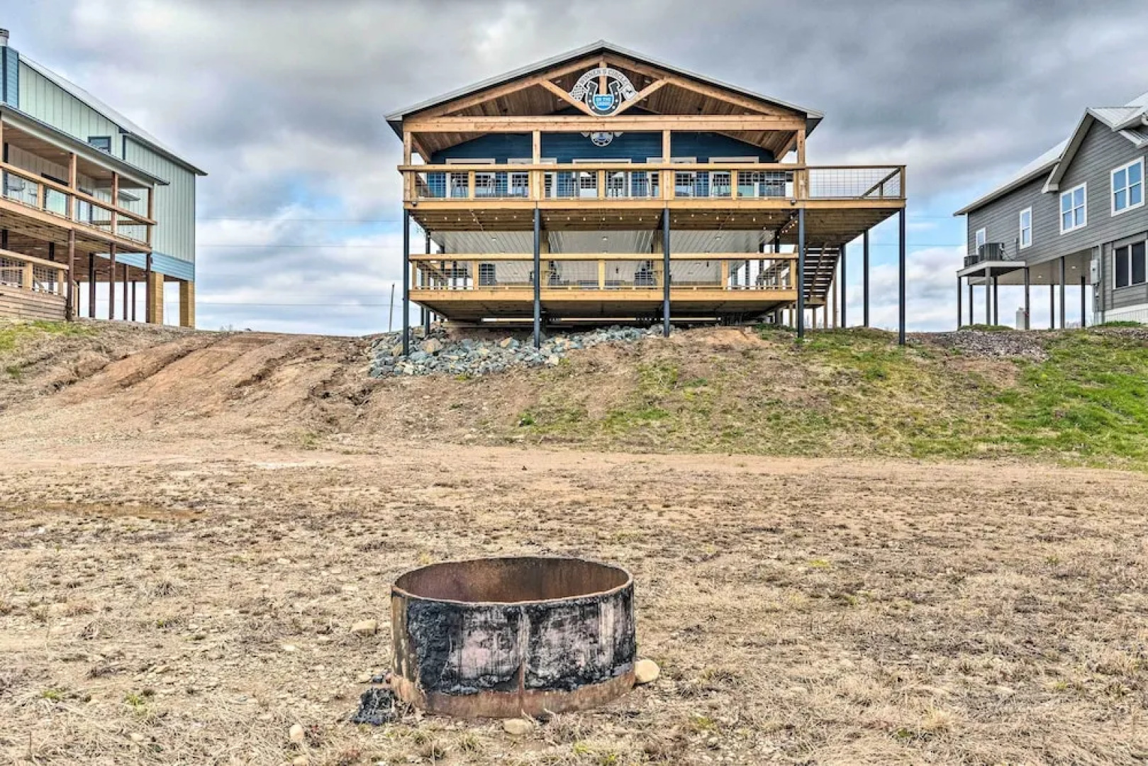 Upscale Riverfront Home w/ Beach & Fire Pit!