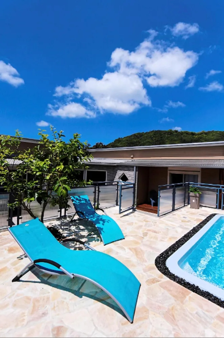 Villa With 2 Bedrooms in Entre-deux, With Wonderful Mountain View, Private Pool, Enclosed Garden