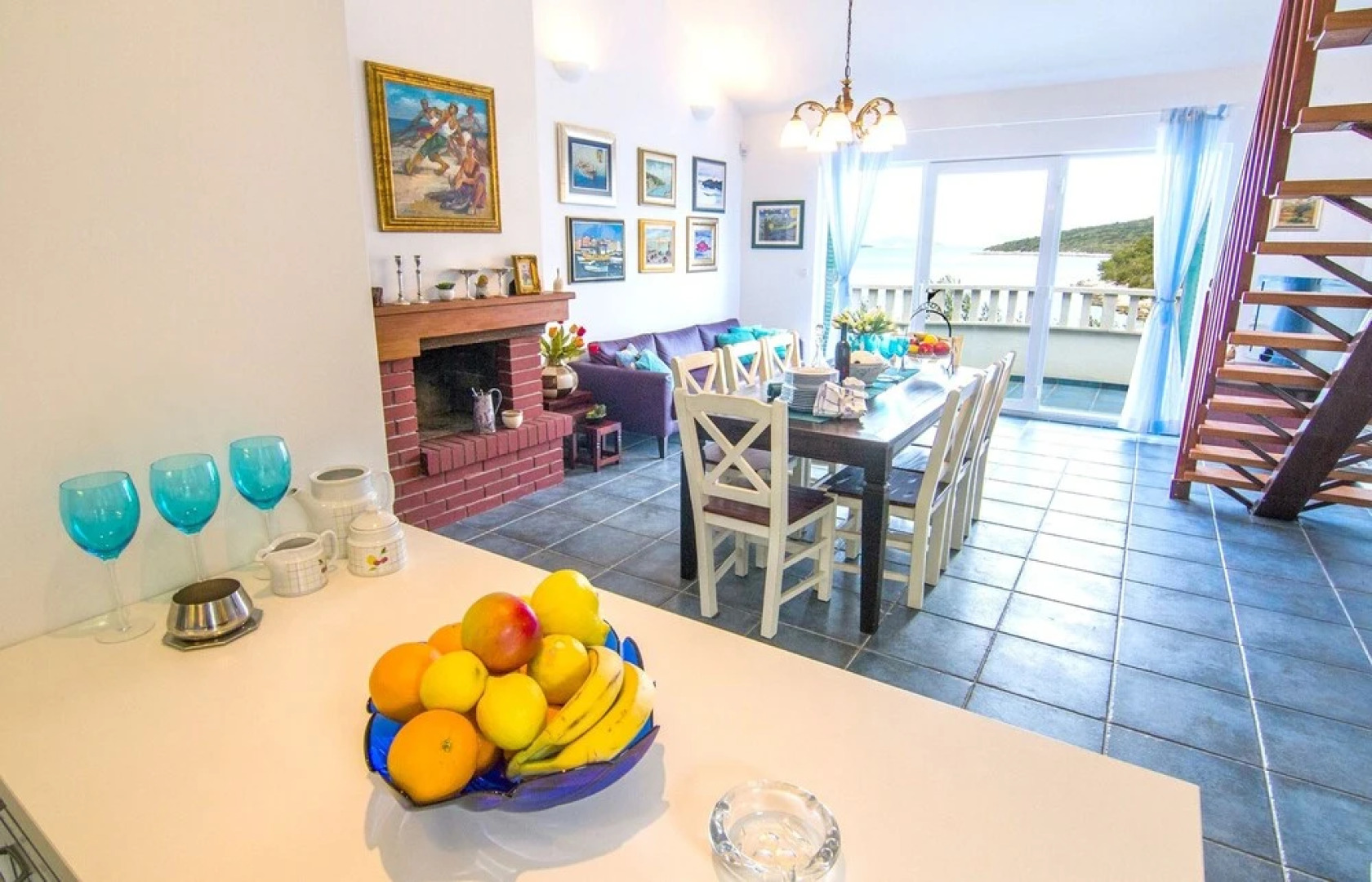 Villa With 7 Bedrooms in Maslinica, With Wonderful sea View, Private P