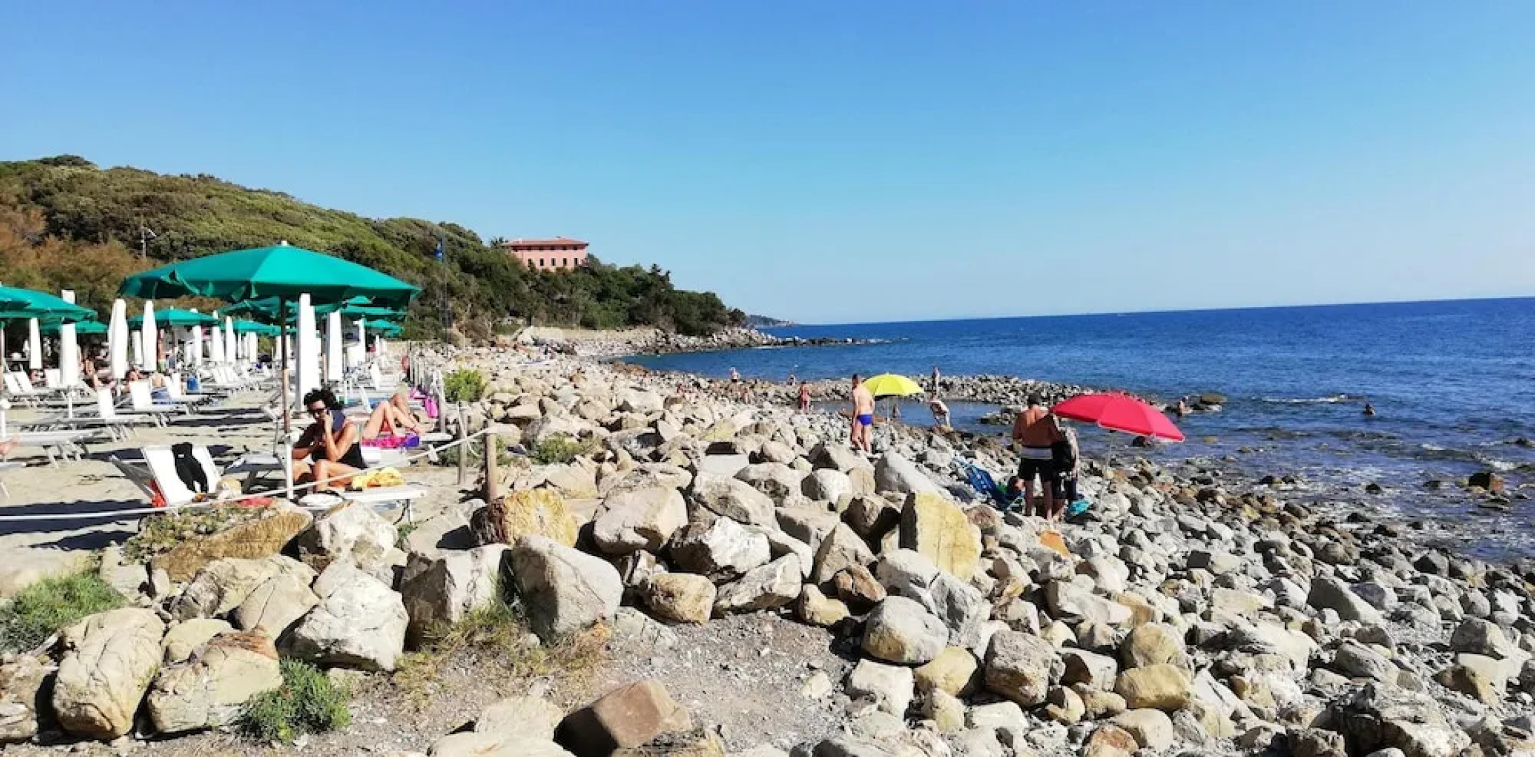 Studio in Castiglioncello, With Wonderful sea View, Shared Pool and Enclosed Garden Near the Beach