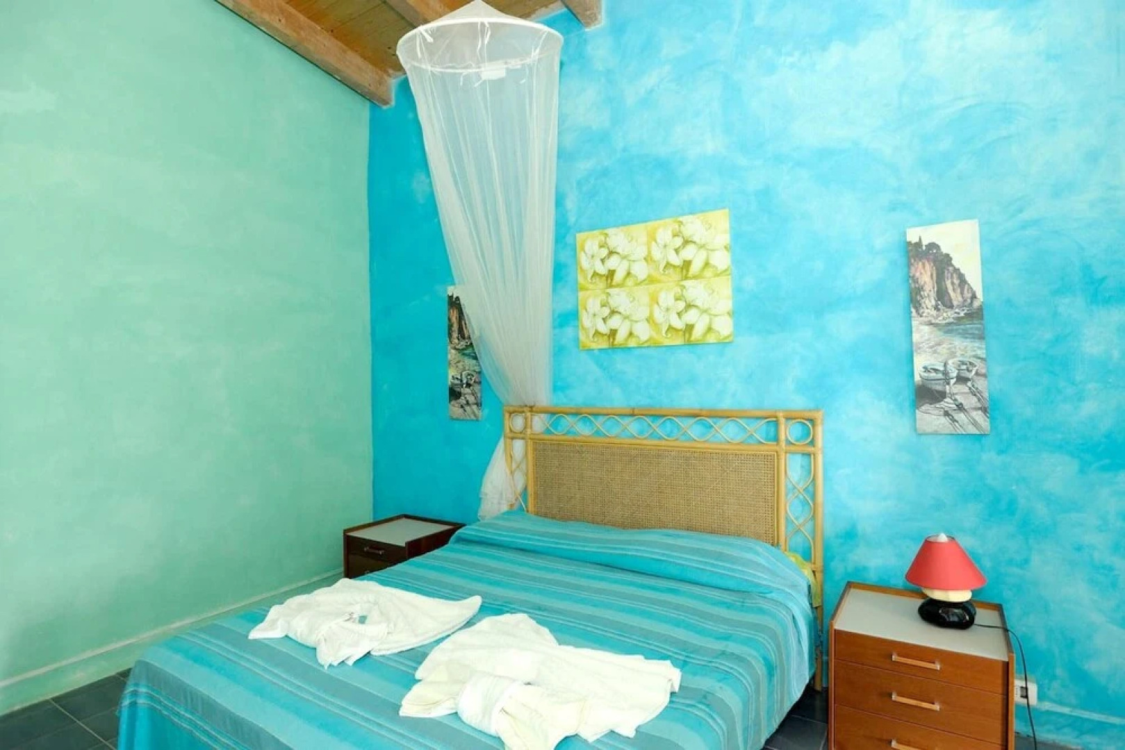 Apartment With one Bedroom in Realmonte, With Wonderful sea View, Pool Access, Furnished Terrace - 200 m From the Beach