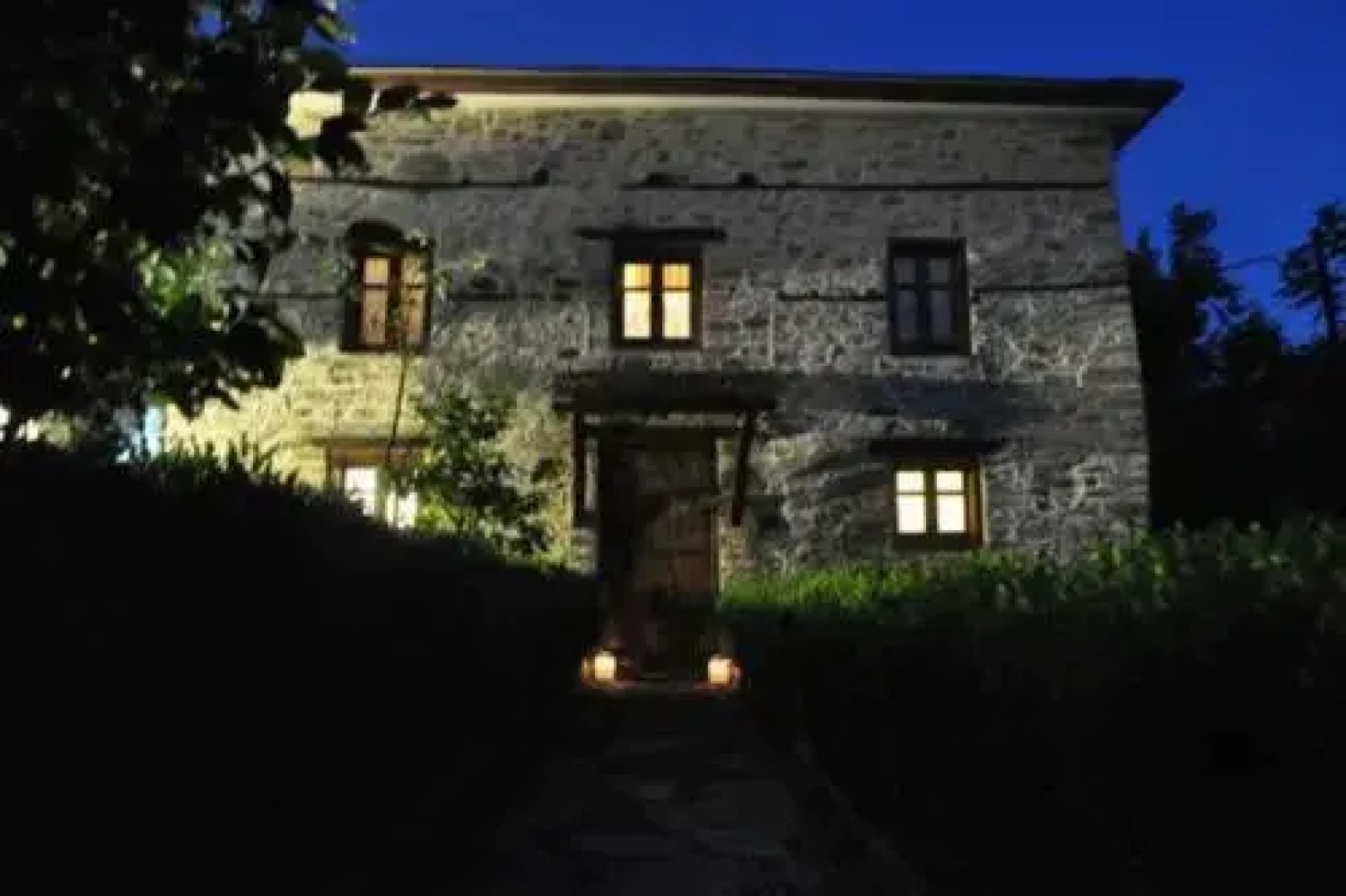 Stone Villa in the Forest