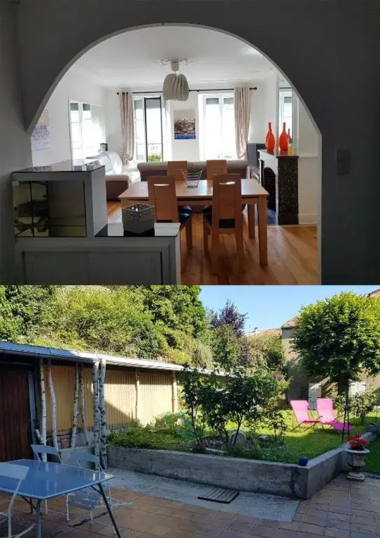 Appartement d'une chambre avec vue sur la ville et jardin a Langogne