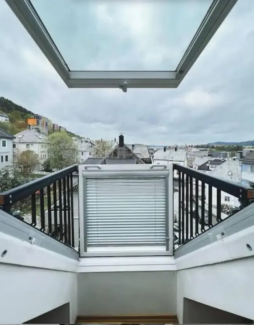 Apartment With Loft and Window Balcony