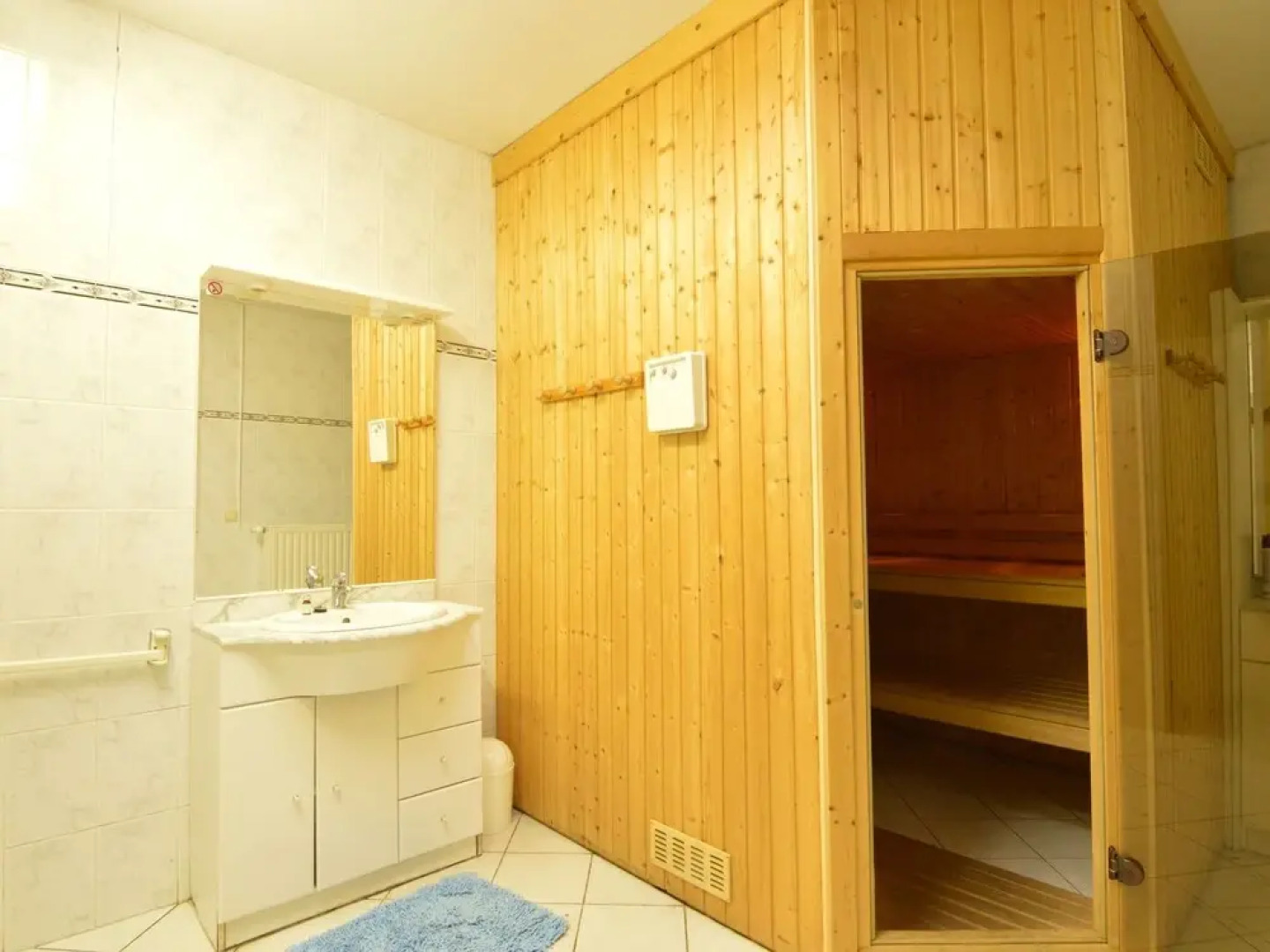 Modern Holiday Home in Ferrieres with Sauna