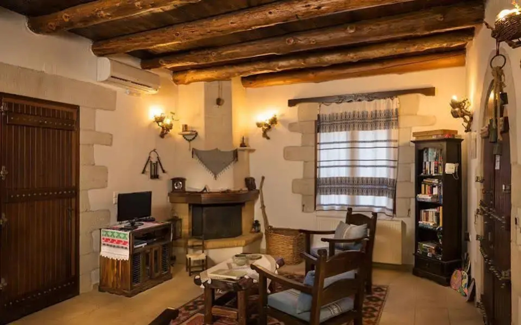 Villa Aloni-traditional Stone Villa With Nice View,pool and Garden