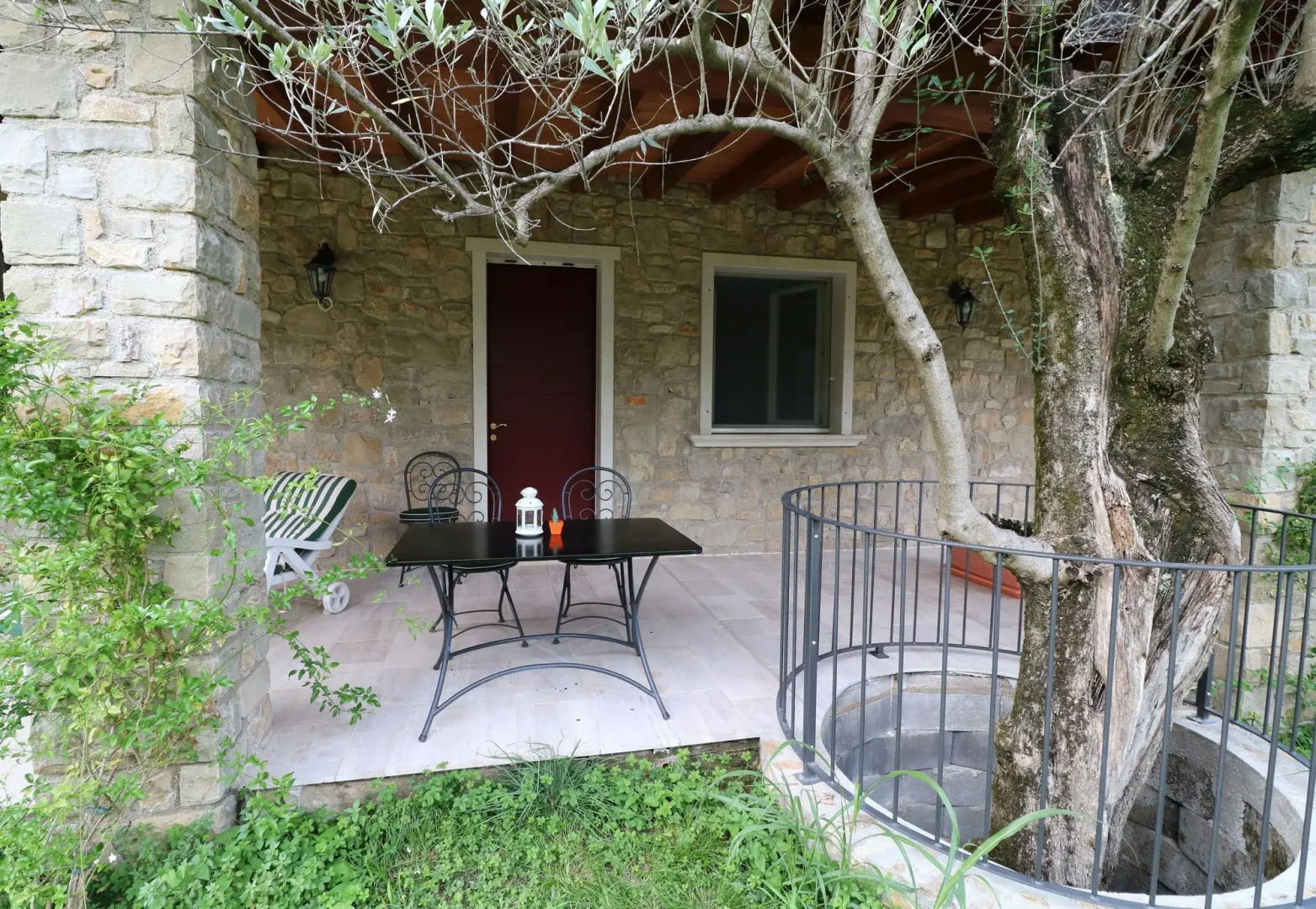 La cascata negli ulivi