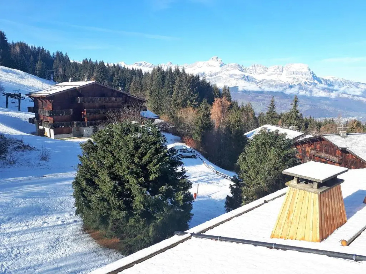 Saint Gervais - Le Bettex T3 Duplex (1400m d'altitude)/ 55m2 / Vue Mont Blanc - Aux Pieds des Pistes!