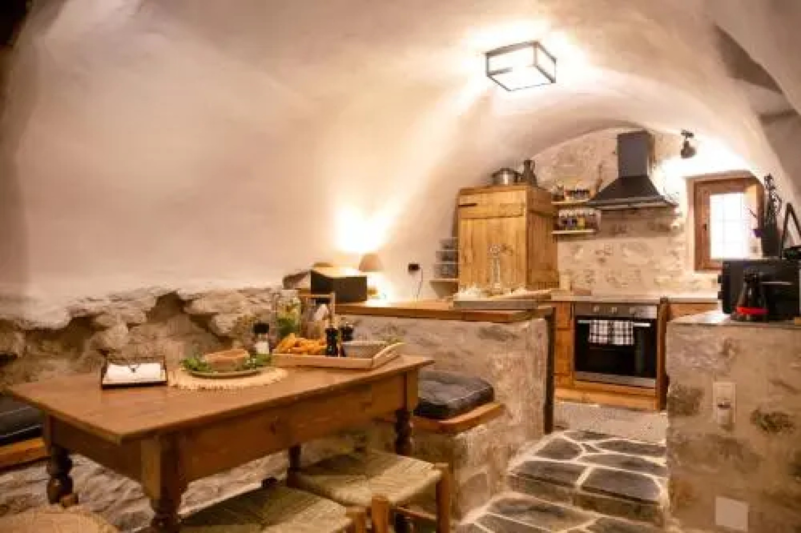 Dandy Villas Mani - Old Tower House - Fireplace - Pool